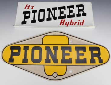 (2) PIONEER ADVERTISING SIGNS