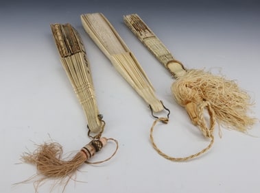 (3) ANTIQUE FANS