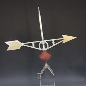 "ROBBINS" ALUMINUM WIND DIRECTIONAL / LIGHTNING ROD