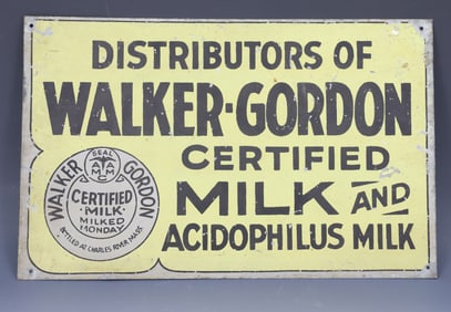 MILK ADVERTISING SIGN
