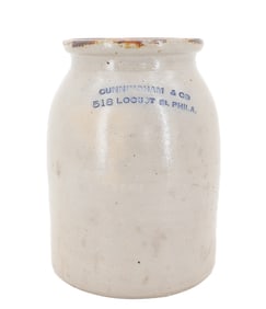 PHILADELPHIA ADVERTISING CROCK