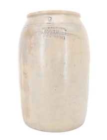 2 GALLON ADVERTISING CROCK