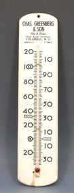 COLUMBUS, NEW JERSEY ADVERTISING THERMOMETER
