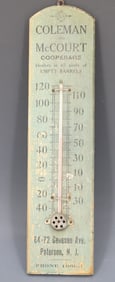 PATERSON, NJ ADVERTISING THERMOMETER