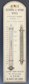 TRENTON, NEW JERSEY ADVERTISING THERMOMETER
