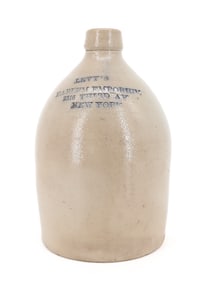 NEW YORK ADVERTISING STONEWARE JUG