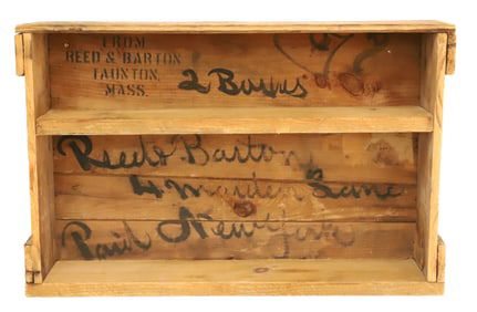 TAUNTON, MASS ADVERTISING CRATE