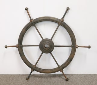 CAST IRON SHIPS WHEEL
