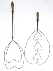 (2) WIRE RUG BEATERS