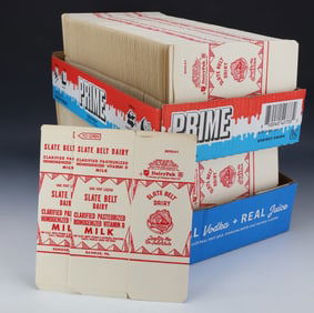 LARGE LOT OF NOS PINT MILK CONTAINERS