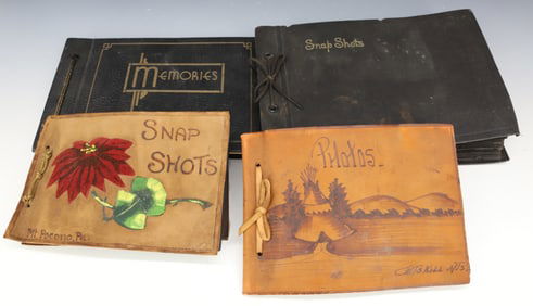 LOT OF VINTAGE PHOTO ALBUMS