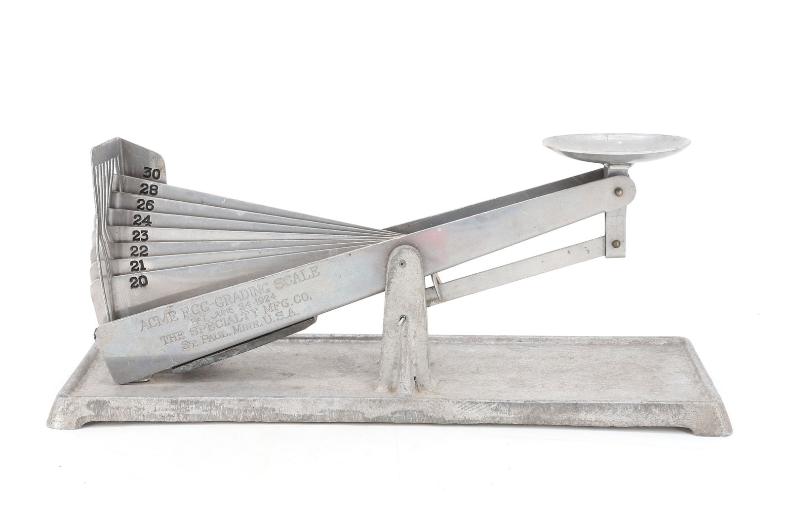 ALUMINUM "ACME" EGG SCALE (1 of 3)