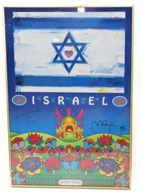PETER MAX SIGNED POSTER