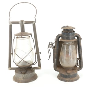 (2) ANTIQUE DIETZ LANTERNS
