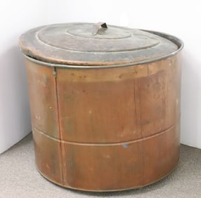 LARGE COPPER WASH TUB