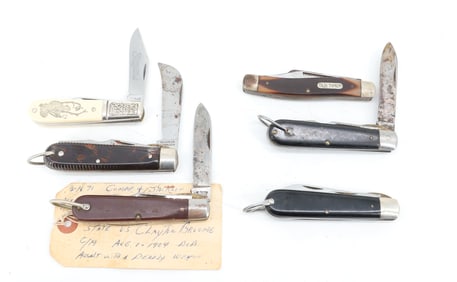 LOT OF (6) POCKET KNIVES