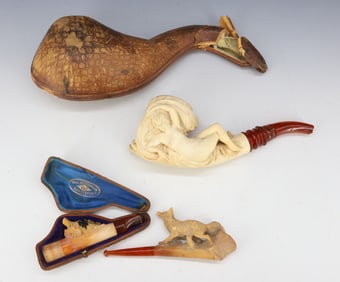 LOT OF MEERSCHAUM PIPES