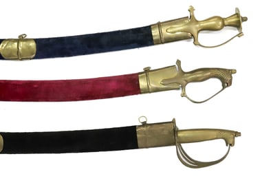 (3) CEREMONIAL SWORDS