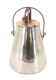 ANTIQUE BRASS MILK PAIL