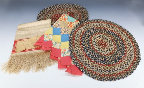 LOT OF VINTAGE TEXTILES