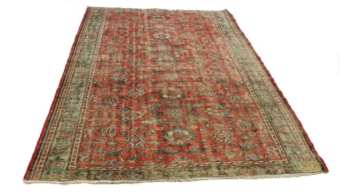 VINTAGE ORIENTAL WOOL RUG