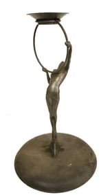 FRANKART "HOOP GIRL" FLOOR ASHTRAY