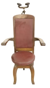 W.D. ALLISON OAK MEDICAL CHAIR