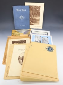 LOT OF VINTAGE CAMP TEGAWITHA BOOKLETS