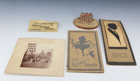 LOT OF VINTAGE CONEY ISLAND, NY SOUVENIRS