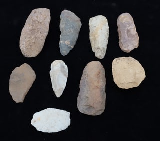 LOT OF STONE ARTIFACTS