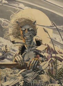 VINTAGE BRAD JOHANNSEN FRAMED ARTWORK