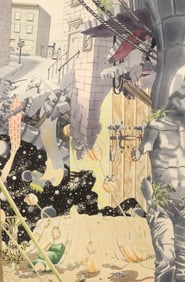 VINTAGE BRAD JOHANNSEN FRAMED ARTWORK