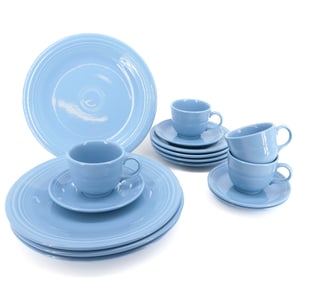 LOT OF FIESTAWARE, SERVICE (4)