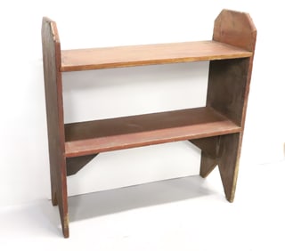 PAINTED WOODEN BUCKET BENCH