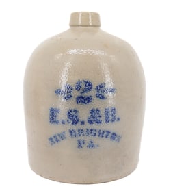 TWO-GALLON STONEWARE JUG