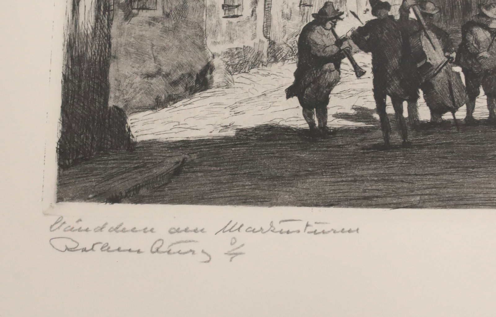 HANS BOHME ETCHING - 3