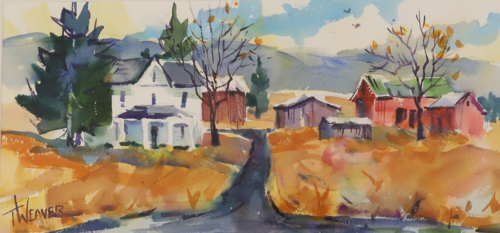TIM WEAVER, WATERCOLOR ON PAPER (1 of 6)