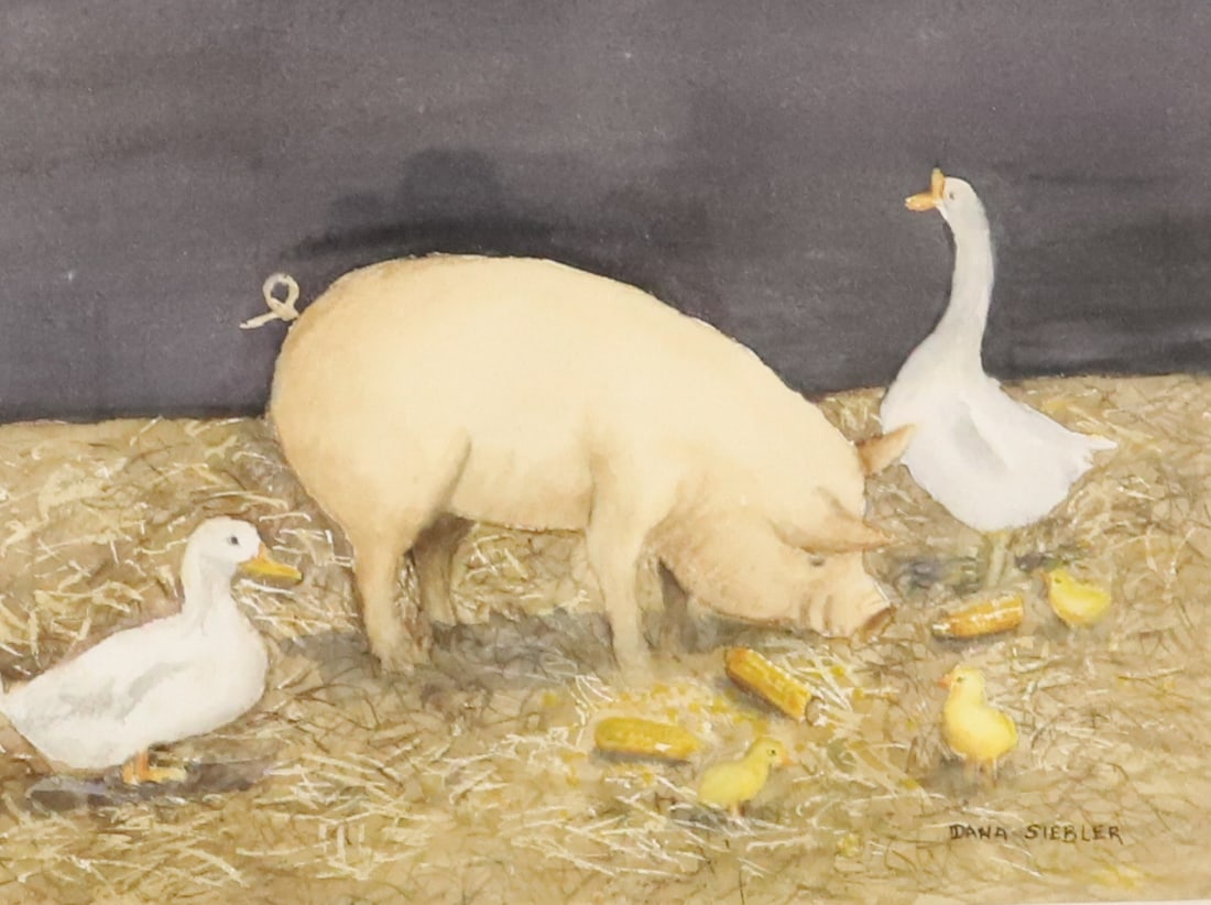 DANA SIEBLER, WATERCOLOR ON PAPER (1 of 6)