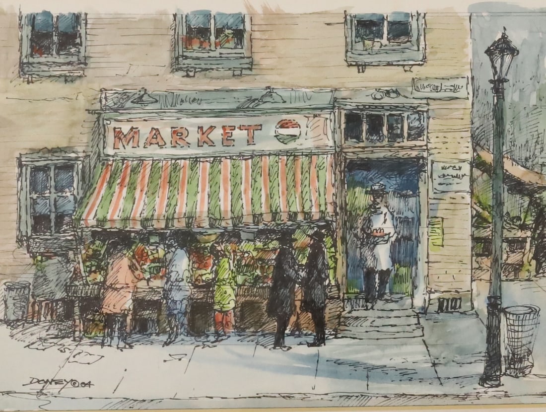 ROBERT DONEY, PEN / WATERCOLOR (1 of 7)