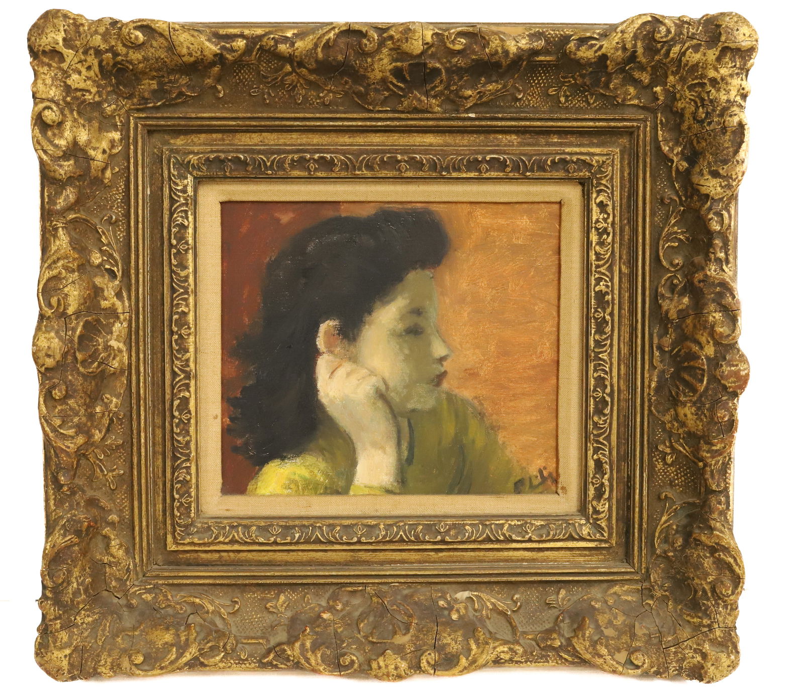 ROBERT PHILLIP, OIL ON CANVAS (1 of 6)