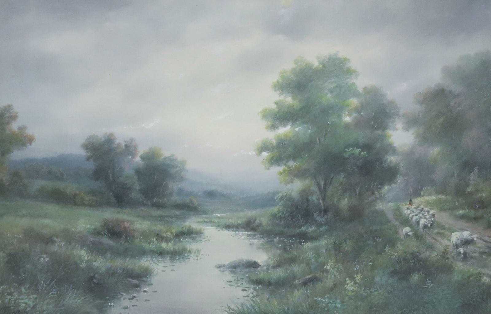 GEOFF H. FLAVELLE, FRAMED WATERCOLOR (1 of 10)