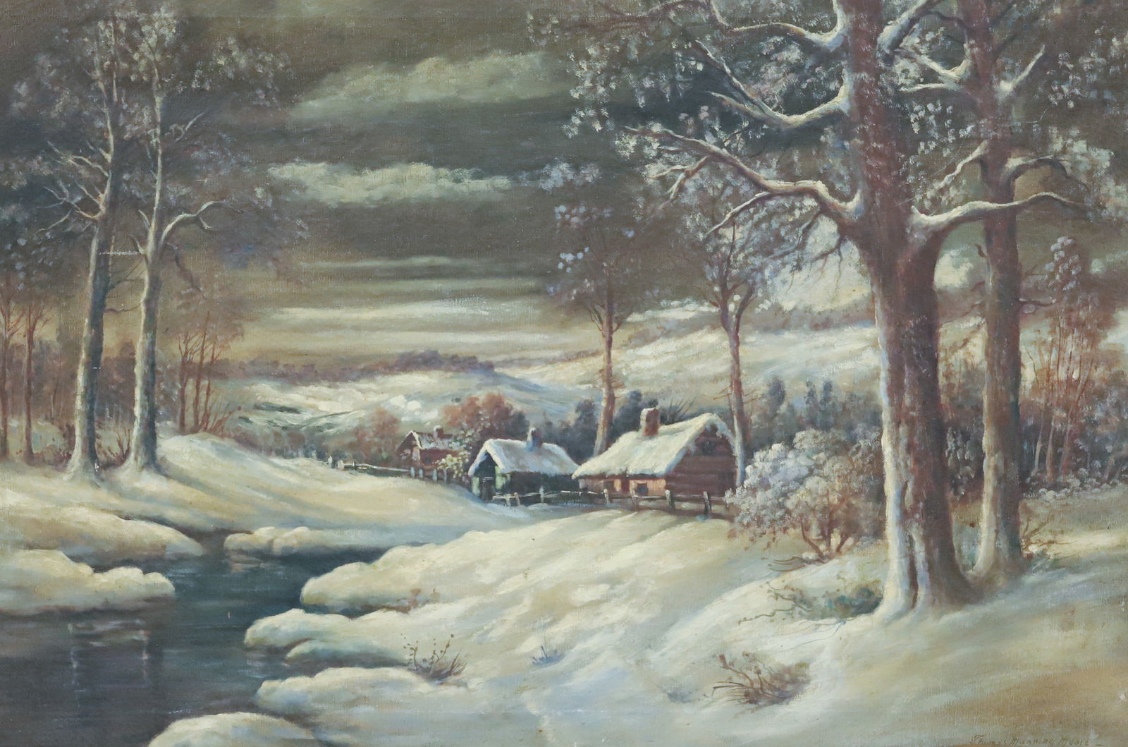 THOMAS MANNING MOORE, OIL ON CANVAS (1 of 9)