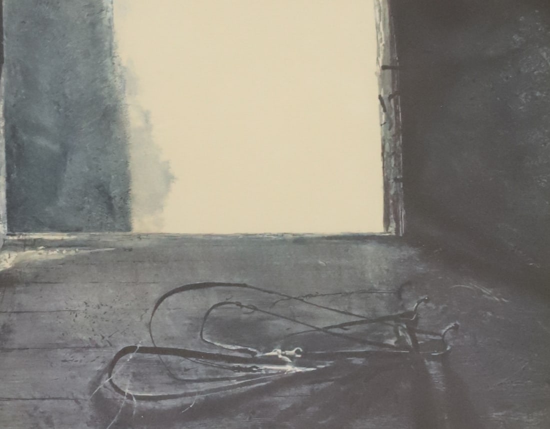 "BURNING OFF" LITHOGRAPH, AFTER ANDREW WYETH (1 of 6)