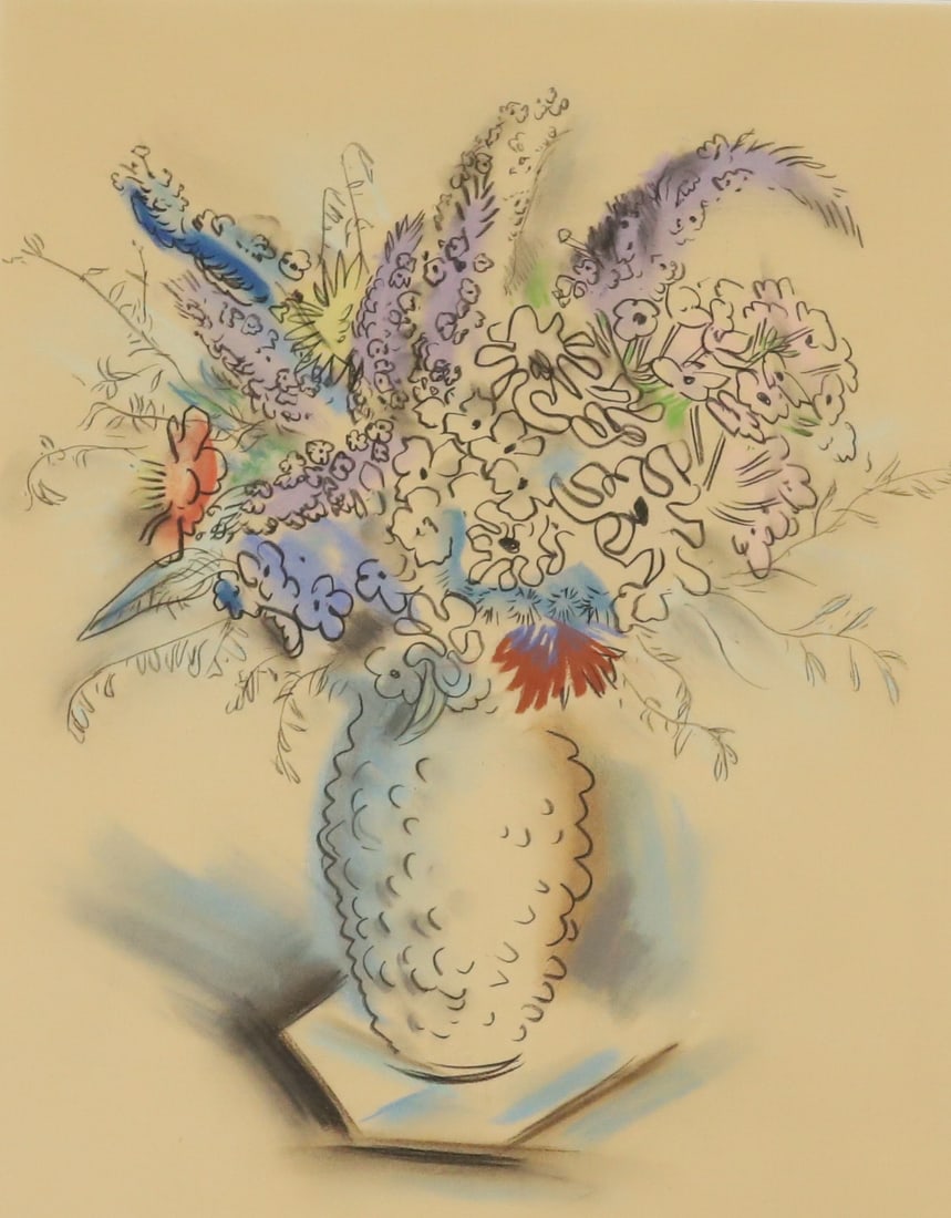 CHARLES ROSEN, PASTEL ON PAPER (1 of 5)