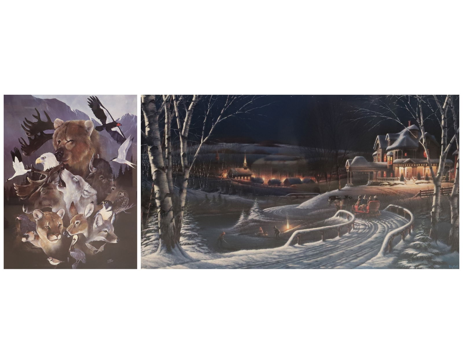 LOT OF (2) FRAMED PRINTS (1 of 11)