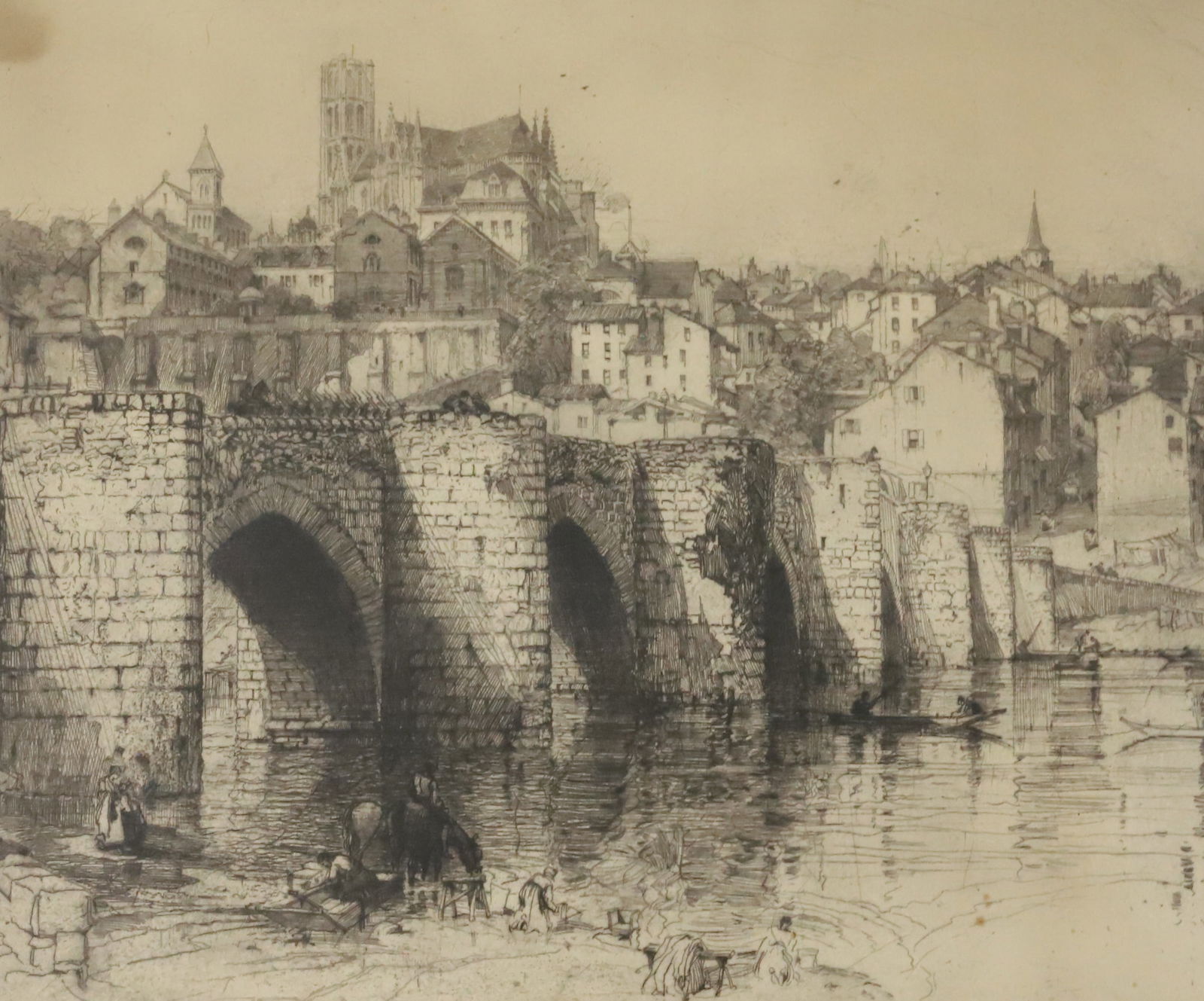 HEDLEY FITTON FRAMED ETCHING (1 of 7)