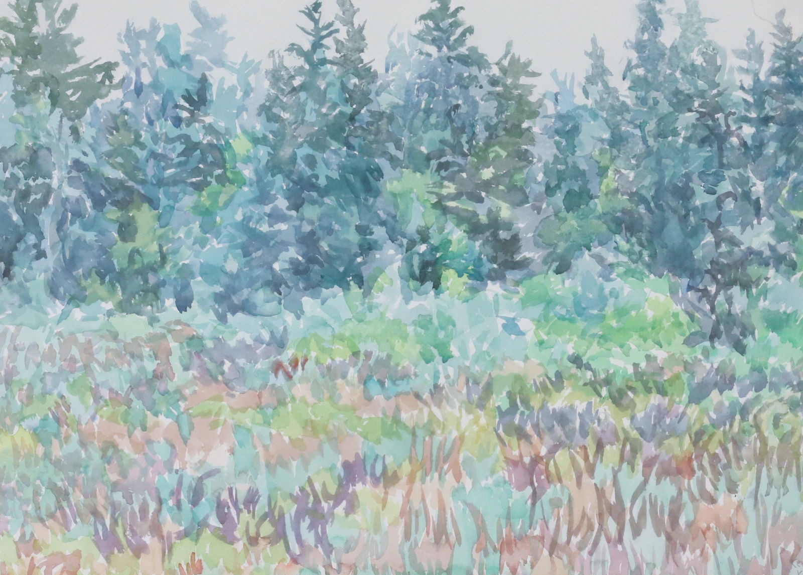 KEVIN BROAD, FRAMED WATERCOLOR (1 of 6)