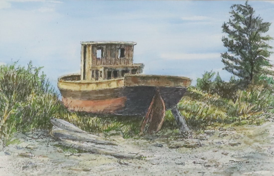 ROBERT DONEY, WATERCOLOR / PEN / INK (1 of 7)