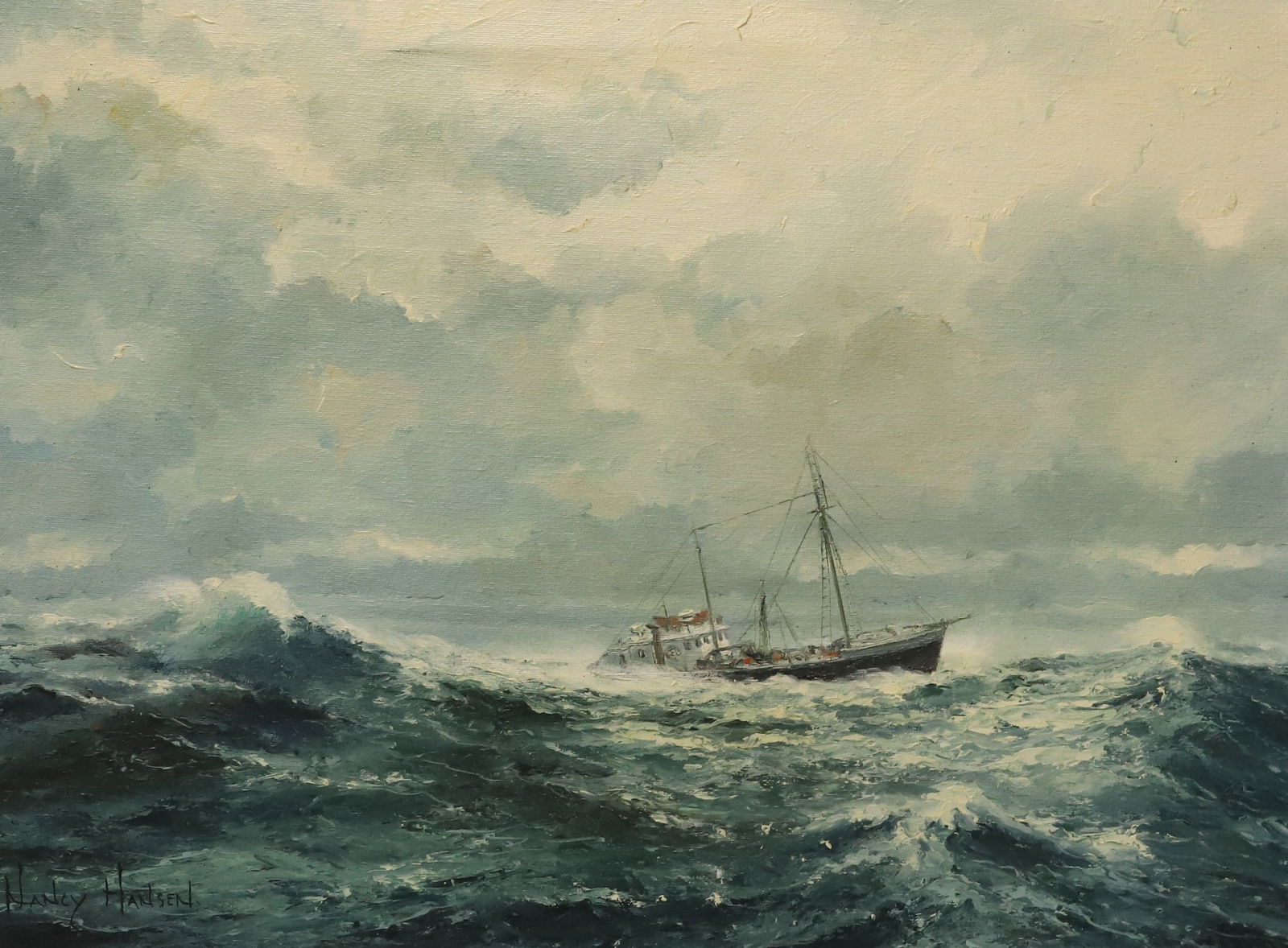 NANCY HANSEN, OIL ON CANVAS (1 of 8)