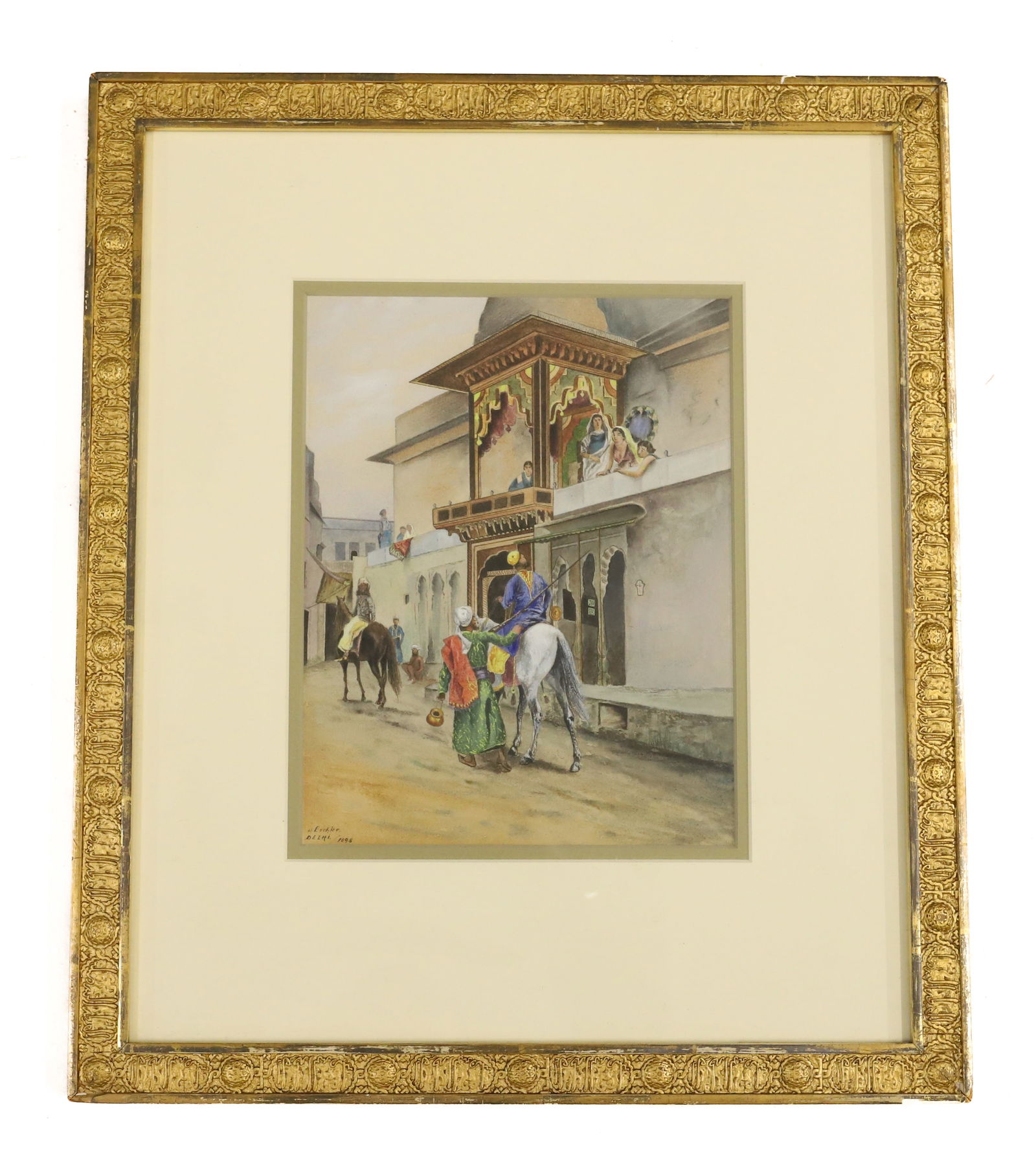 H. ESCHKE, FRAMED WATERCOLOR (1 of 7)
